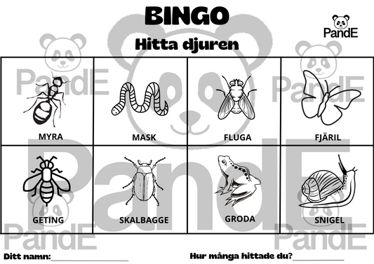 Bingo för barn