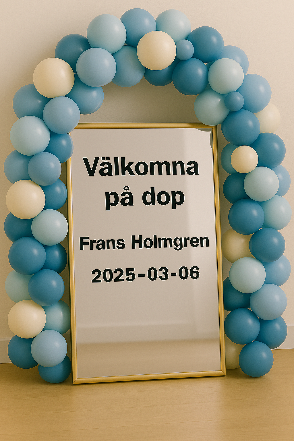 Textdekal i självhäftande vinyl
