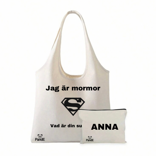 Mormor - Tygpåse + bag