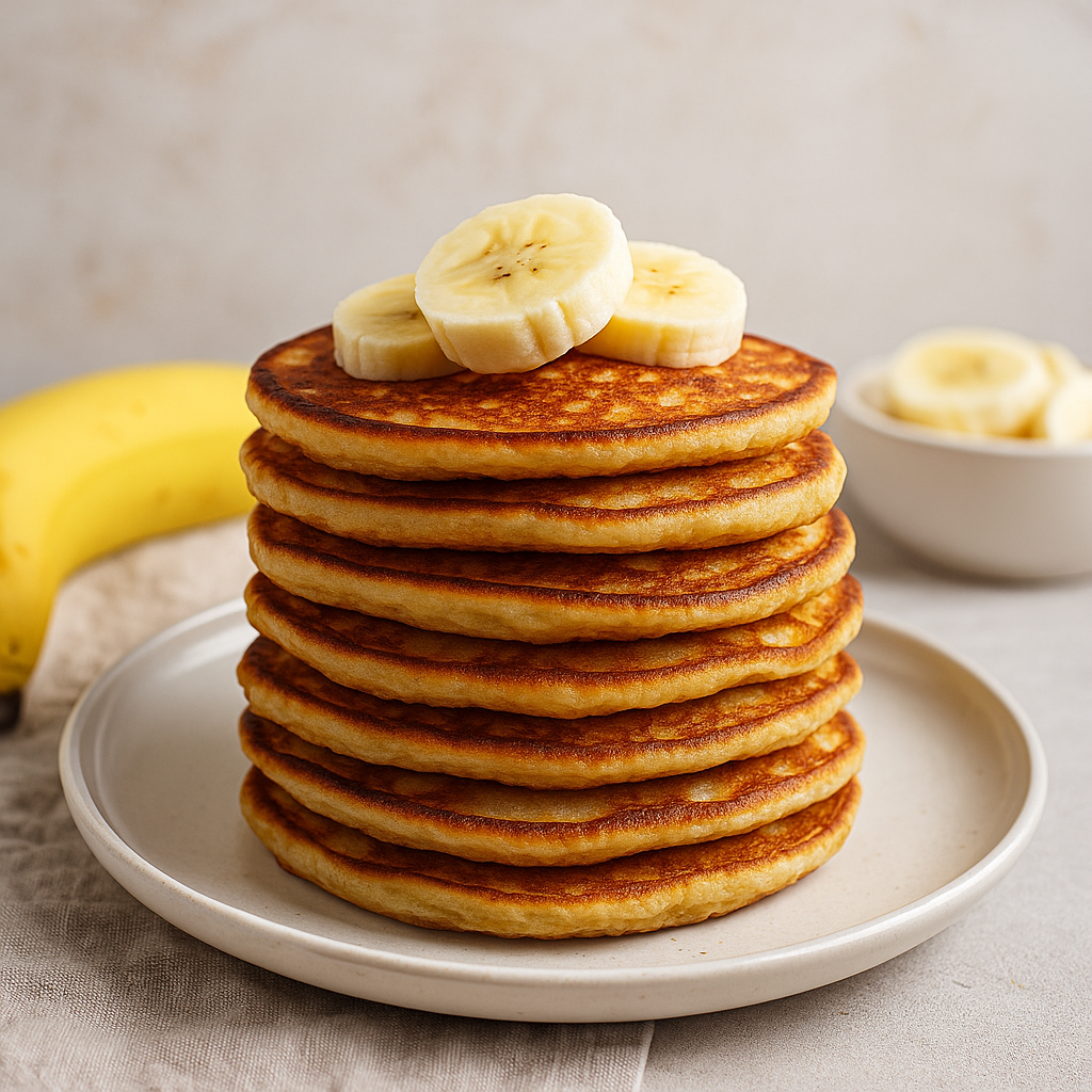 🍌 Världens enklaste bananplättar – 2 av allt, 10 minuter!