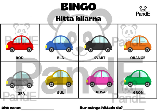 Bingo för barn
