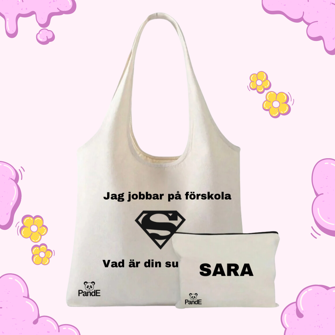 Förskola - Tygpåse + bag