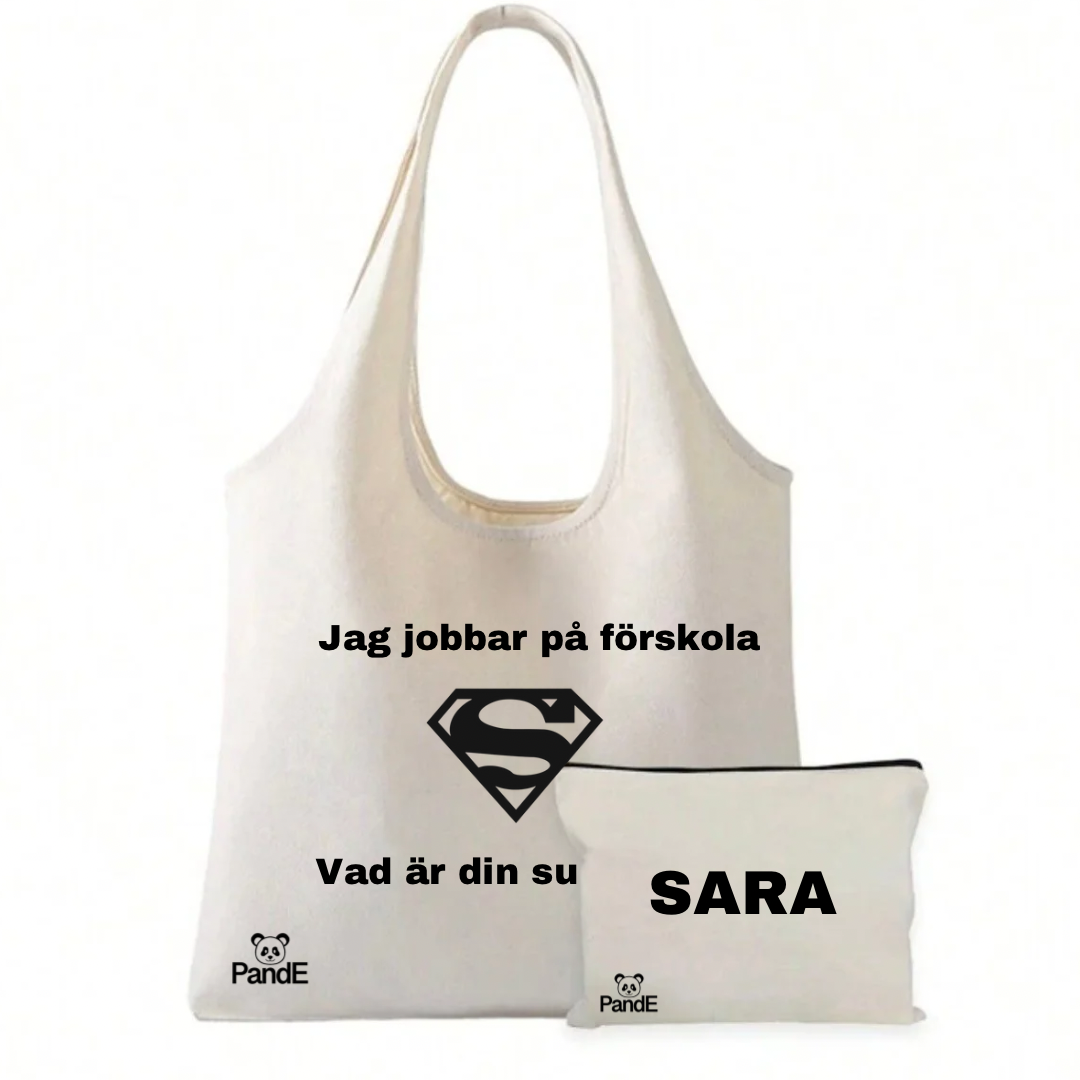 Förskola - Tygpåse + bag